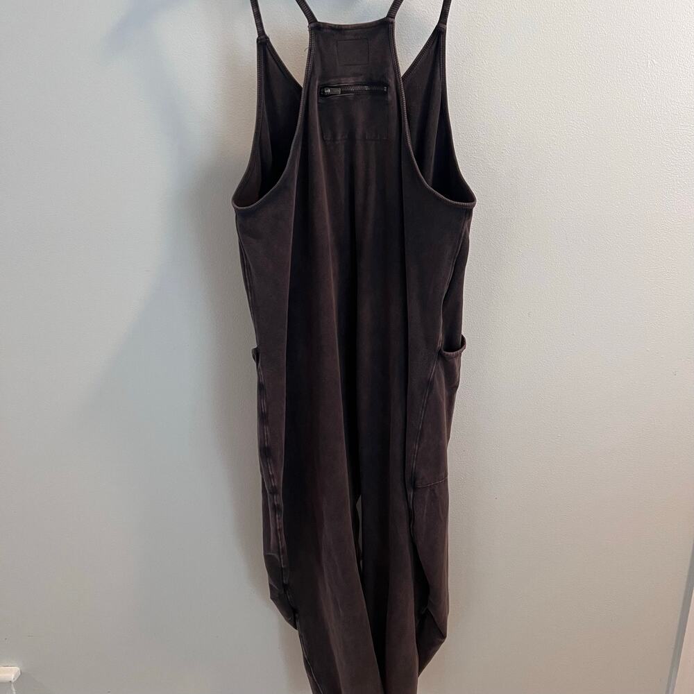 FP Movement Free People Washed Black Hot Shot Jumpsuit Size M - Picture 8 of 9